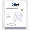 Alvi® Molton-Windeln 2er Pack Weiß 80 X 80 Cm