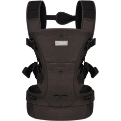 BabyGO Bauchtrage Koala Dark Grey Melange