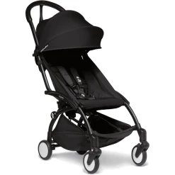 BABYZEN Kinderwagen YOYO2 6+ Black Mit Textilset Black