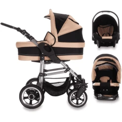 Bebebi London | 3 In 1 Kombi Kinderwagen Set | Luftreifen St. Paul's