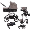 Bebebi Paris | 4 In 1 Kinderwagen Komplettset | ISOFIX Basis | Hartgummireifen Seine
