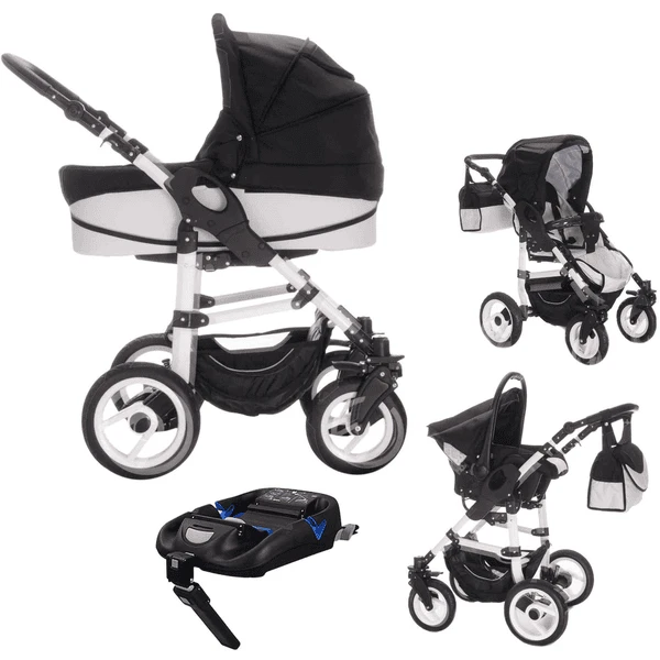 Bebebi Paris | 4 In 1 Kinderwagen Komplettset | ISOFIX Basis | Luftreifen Arc De Triomphe 1 Bebebi Paris | 4 In 1 Kinderwagen Komplettset | ISOFIX Basis | Luftreifen Arc De Triomphe