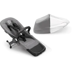 Bugaboo Erweiterungsset Donkey 5 Duo Black/Grey Melange