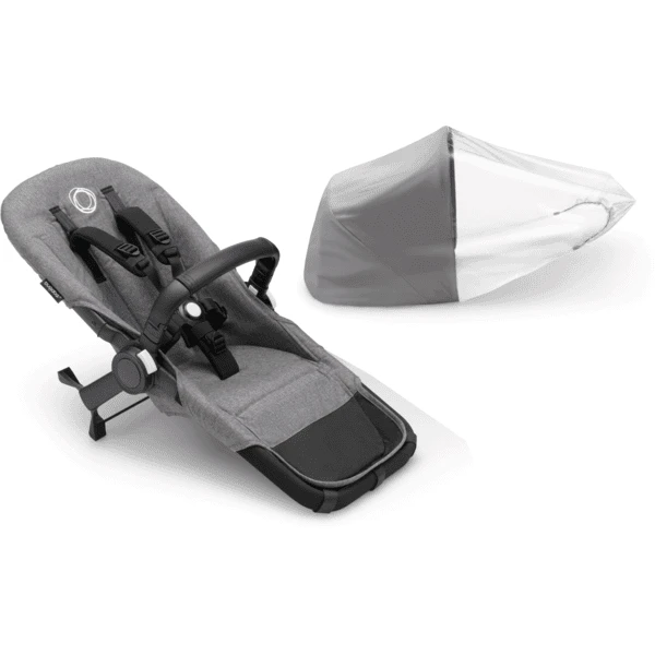 Bugaboo Erweiterungsset Donkey 5 Duo Black/Grey Melange 1 Bugaboo Erweiterungsset Donkey 5 Duo Black/Grey Melange