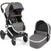 CHIC 4 BABY Kombi-Kinderwagen PASSO Melange Grau