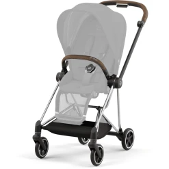 Cybex PLATINUM New Mios Gestell Chrome Brown Inklusive Lux Sitzrahmen