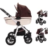 Friedrich Hugo Mandala | 3 In 1 Kombi Kinderwagen Set | Luftreifen Caffè Lungo