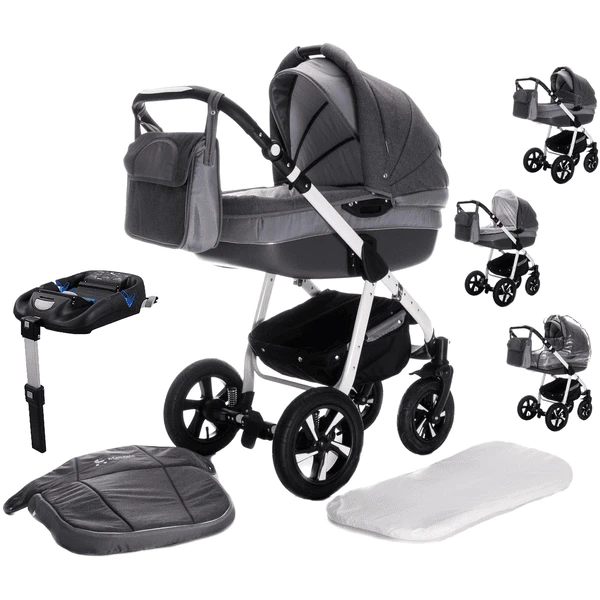 Friedrich Hugo Mandala | 4 In 1 Kinderwagen Komplettset | ISOFIX Basis | Hartgummireifen Espresso 1 Friedrich Hugo Mandala | 4 In 1 Kinderwagen Komplettset | ISOFIX Basis | Hartgummireifen Espresso