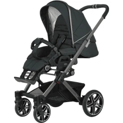 Hartan Kinderwagen Vip GTS Casual Collection Racing Stars (912) Gestellfarbe Platin