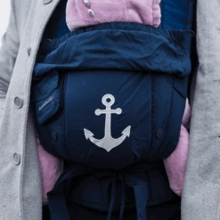 Hoppediz Babytrage Bondolino Marine Mit Anker -Kinderwagen Shop hoppediz babytrage bondolino marine mit anker a411781 7