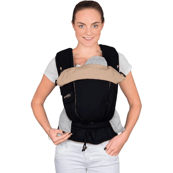 Hoppediz Babytrage Bondolino Schwarz-sand 2 Hoppediz Babytrage Bondolino Schwarz-sand – Bild 2