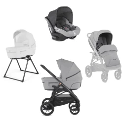 Inglesina Kombikinderwagen Quattro Aptica XT Cab Horizon Grey Gestell Black
