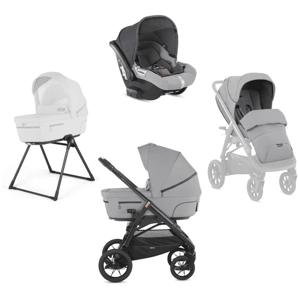 Inglesina Kombikinderwagen Quattro Aptica XT Cab Horizon Grey Gestell Black 1 Inglesina Kombikinderwagen Quattro Aptica XT Cab Horizon Grey Gestell Black