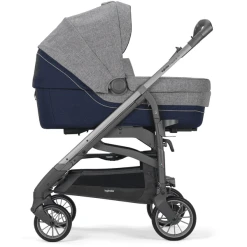 Inglesina Kombikinderwagen Trilogy Antigua Blue Gestell City Titanium
