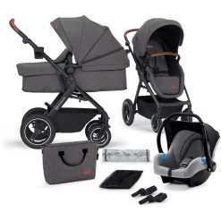 Kinderkraft Kombikinderwagen 3 In 1 B-TOUR Dark Grey