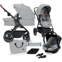 Kinderkraft Kombikinderwagen 3 In 1 B-TOUR Light Grey