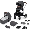 Kinderkraft Kombikinderwagen EVERYDAY 2 In 1 Dark Grey