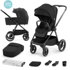 Kinderkraft Kombikinderwagen NEA 2 In 1 Midnight Black