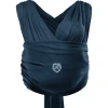 KOALA BABYCARE®Elastisches Sling Tragetuch Cuddle Wrap Stretchy - Dunkelblau