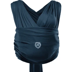 KOALA BABYCARE®Elastisches Sling Tragetuch Cuddle Wrap Stretchy - Dunkelblau