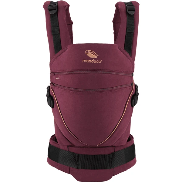 Manduca Babytrage XT Cotton Denimberry-Toffee 1 Manduca Babytrage XT Cotton Denimberry-Toffee