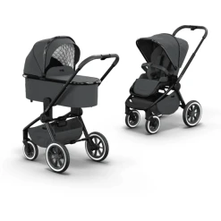 MOON Kinderwagen Resea Edition+ Anthrazit/black Chrome