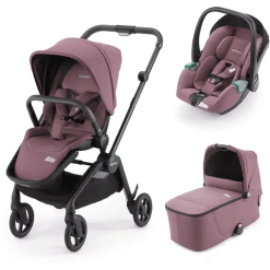 RECARO Kombikinderwagen Sadena Prime Pale Rose - Rahmenfarbe Black