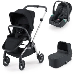 RECARO Kombikinderwagen Sadena Select Night Black - Rahmenfarbe Grey